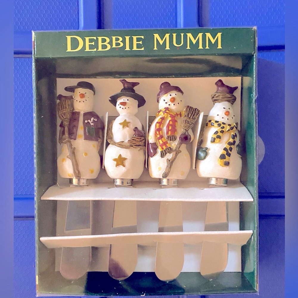 Vintage Snowman Spreaders Set Of 4